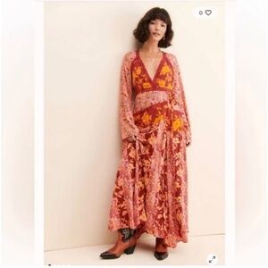 Free People Wrap Tilda Dress NWT